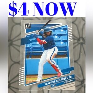Vladimir Guerrero Jr 2021 Donruss Toronto Blue Jays Baseball Card